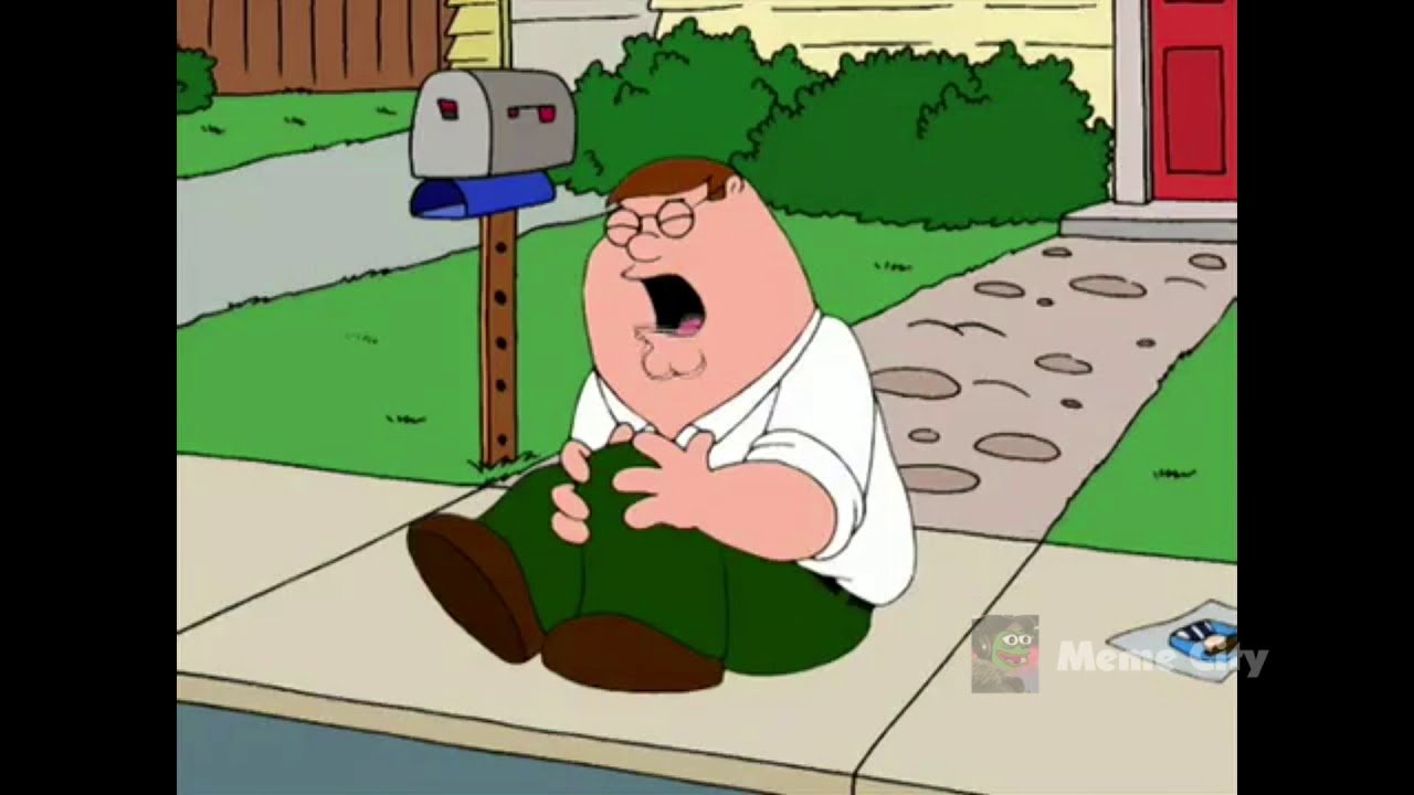 Peter hurts his knee Meme YouTube
