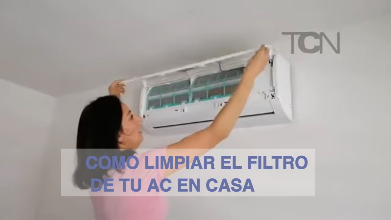 Cómo limpiar los filtros del aire acondicionado?