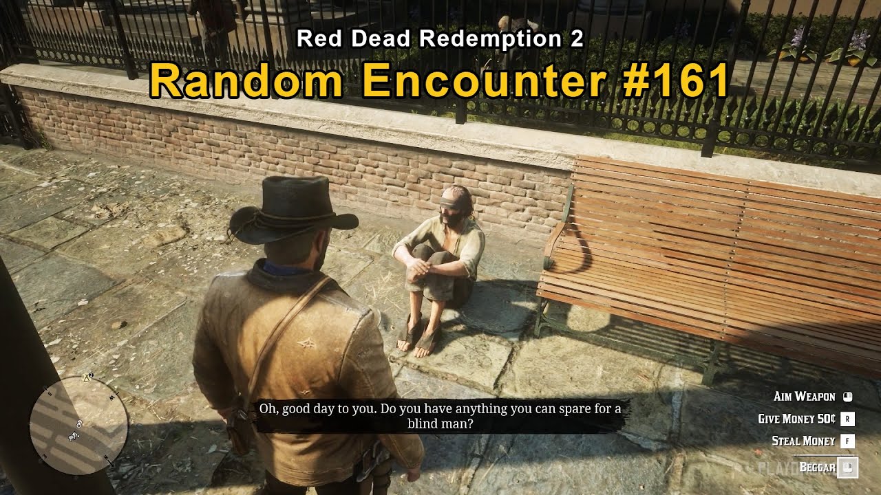 Blind beggar - Random Encounter #161 - Red Dead Redemption 2 - YouTube