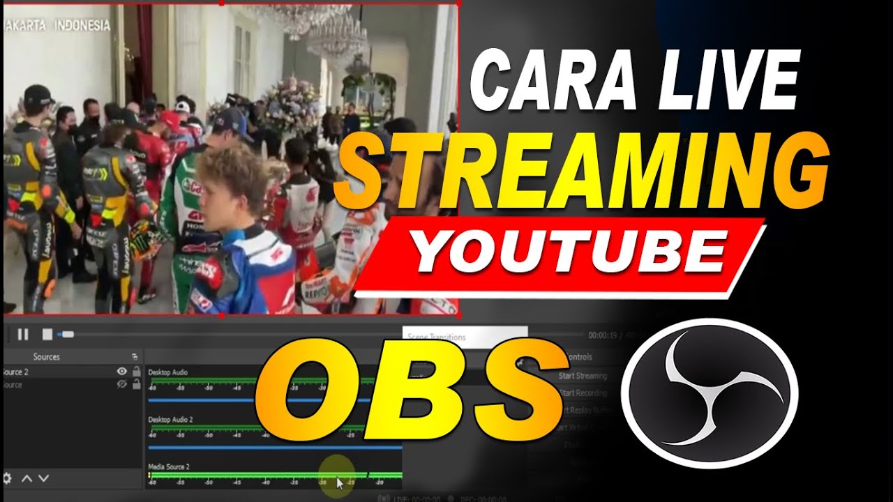 CARA LIVE STREAMING YOUTUBE DENGAN OBS studio 2022 - YouTube