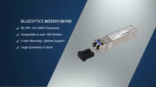 BlueOptics© BO35H13610D - SFP  Optical Transceiver 2/4/8GBASE-LW Fibre Channel, 1310nm, 10KM