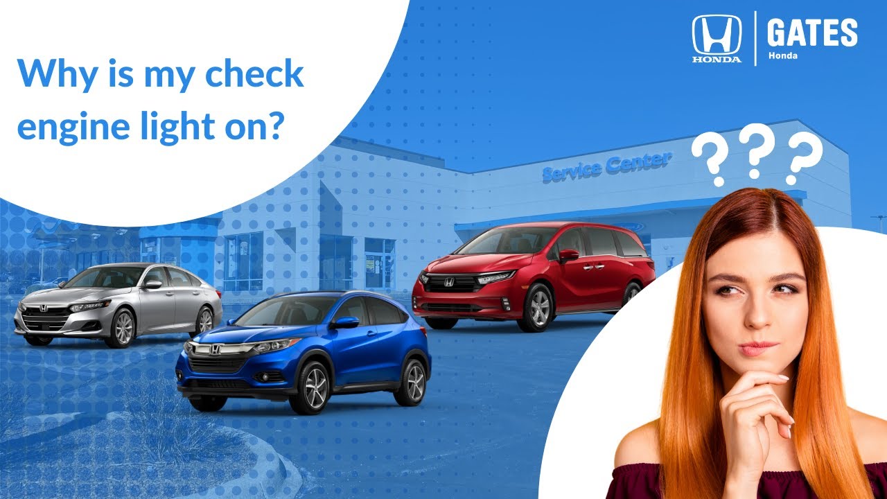 Why is my check engine light on? | Car engine light FAQ | Gates Honda