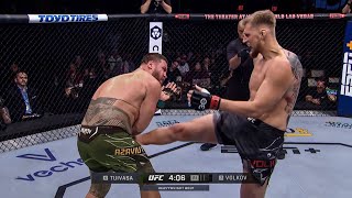 С 1 УДАРА! Полный Бой Александр Волков VS Тай Туиваса UFC 293 / Разбор Техники и Прогноз