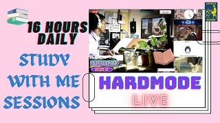 | STUDY WITH ME LIVE POMODORO | [ Part 1] |WITH | RAIN SOUND WITH HIP HOP LOFI. screenshot 1
