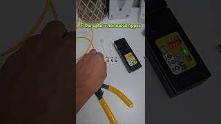 Fiber optic thermal stripper easy to use! ✨ #FiberOptics #Tools #Technology