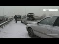 Десятки машин попали в ДТП в пригороде Владивостока