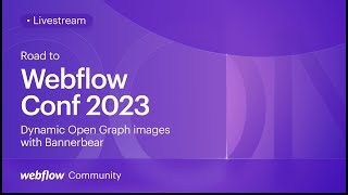 Automatically generate open graph images for your Webflow site | Road to WebflowConf