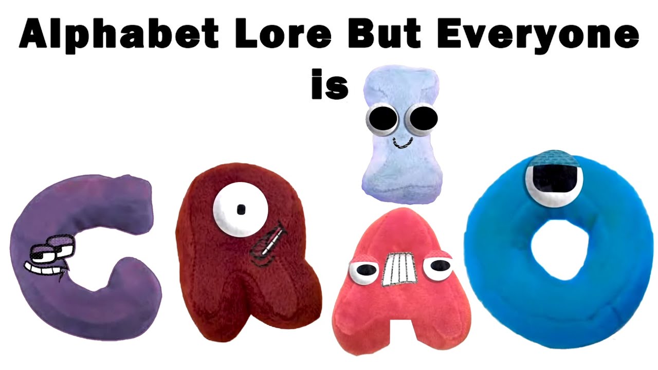 Alphabet lore plush toys