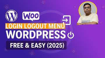 Login Logout Menu in WordPress & WooCommerce (2025) | Free Plugin Method