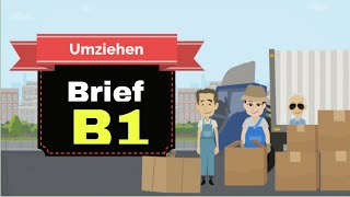 Deutsch lernen - Brief/ Umziehen/Paar Briefe/ B1