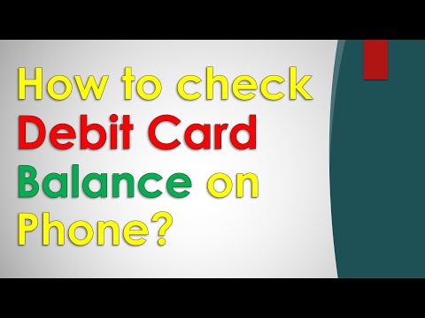 वीडियो: वीज़ा डेबिट कार्ड को सक्रिय करने के 3 तरीके