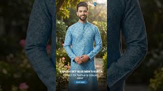 #pansho #fashion #shopsmart #menfashion #kurta #clothing #shotsviral #festival #ethnicwearindia #100