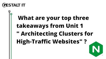Adam Fisher Reacts to Unit 1 of NGINX Microservices March 2022: Kubernetes Networking