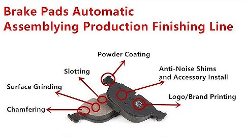 Automatic Brake Pads Production Finishing Line