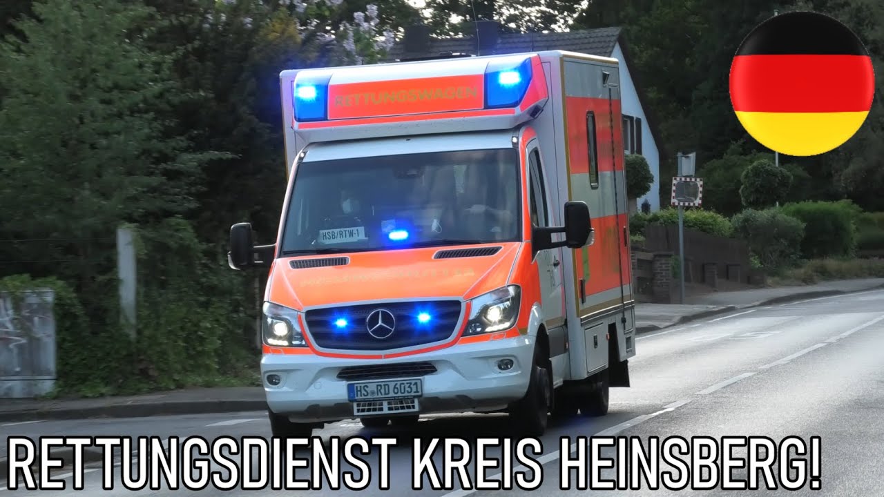 Einsatzfahrten Rettungsdienst im Kreis Heinsberg (Zusammenschnitt ...