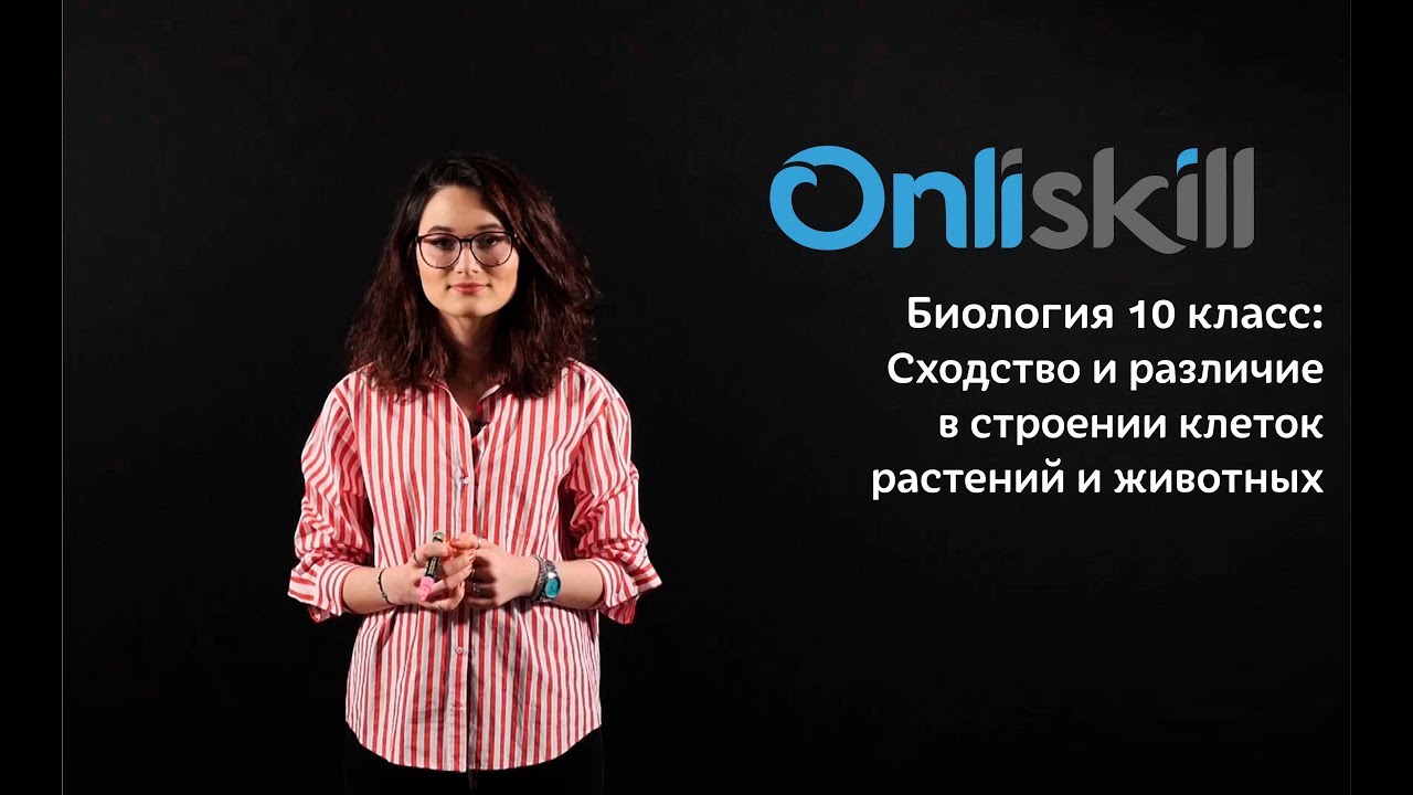 Биология 10 класс : Сходство и различие в строении клеток растений и ...