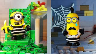 Богатая тюрьма vs бедная тюрьма | Лего Миньоны в Тюрьме | Lego Minion Prison Break