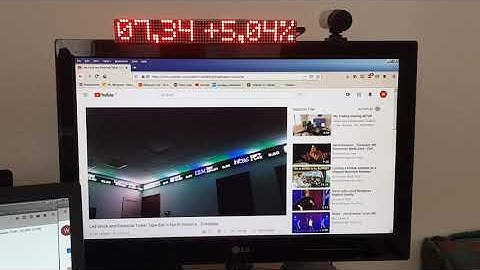 ESP8266: Live Stock Ticker