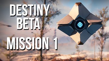 Destiny Beta Gameplay - MISSION 1 - Cosmodrome Old Russia (No Commentary)