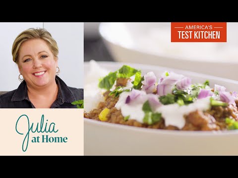 How to Make Southwestern Chili with Black Beans and Chipotle | Julia at Home | America