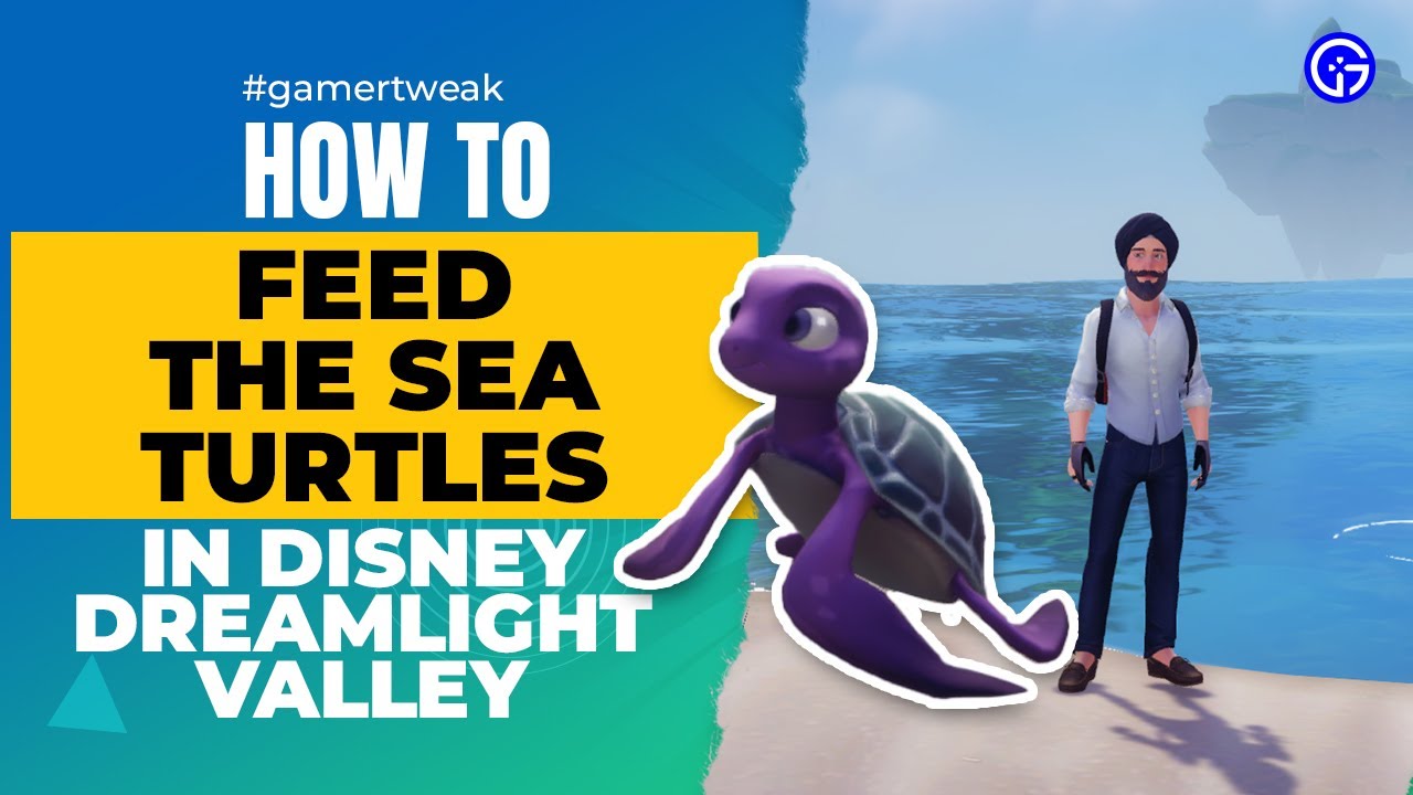 How to feed a Sea Turtle in Disney Dreamlight Valley - YouTube