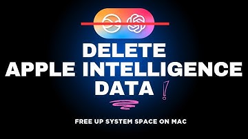 How to delete apple intelligence data on mac! macOs sequoia