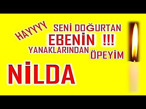 İyi ki Doğdun Nilda İsme Özel Komik Doğum Günü Şarkısı