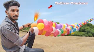 How To Make Balloon Crackers At Your Home..... Sathish