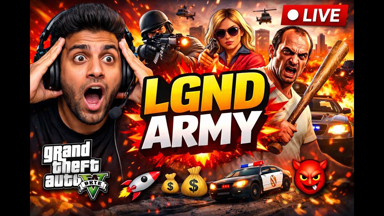 🔴 GTA V PC LIVE 😱 Funny + Crazy Moments | Hindi-English