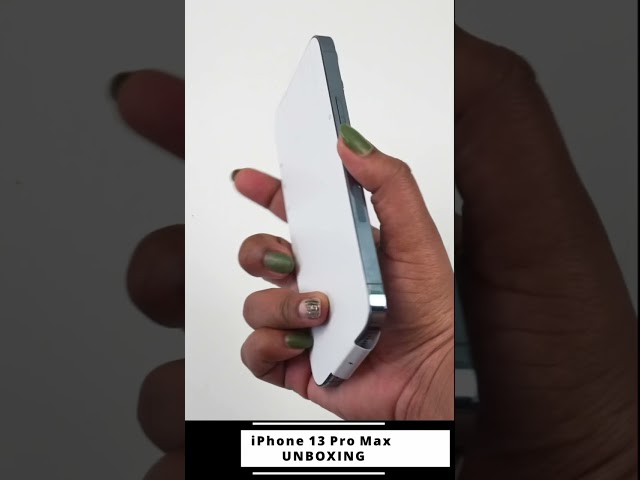 iPhone 13 Pro Max Unboxing