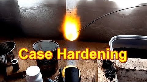 Case Hardening mild steel in the home workshop using Kasenit