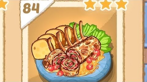 Cookingdom Cook&Chill Level 84 |Beef Rib Roulade| Game Walkthrough