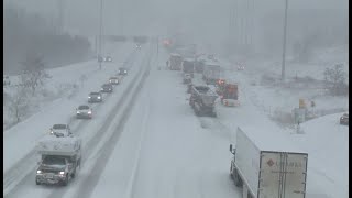 Major winter storm sweeps into Hamilton region