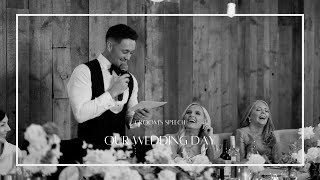 OUR WEDDING DAY, GROOM'S SPEECH