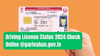 Driving License Status .Gov.in Online Check