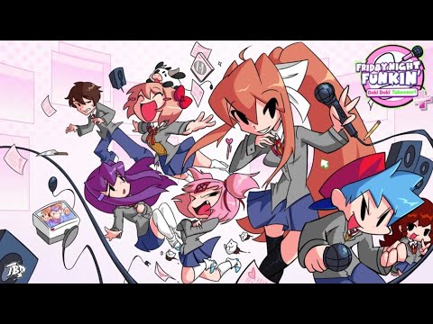 Friday Night Funkin' Doki Doki Takeover Plus + Bad Ending (FNF Mod ...