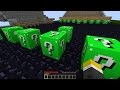 Minecraft green lucky block pvp modded minigame