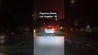 Los Angeles, Figueroa Street At Night