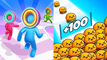 Layer Man 3D VS Food Run Max All Levels Gameplay Android,iOS NEW UPDATE