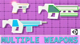 Unity Switching Weapons using Animator Override Controllers [AI #07] screenshot 5