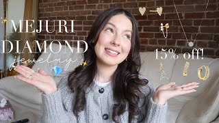 MEJURI DIAMOND JEWELRY COLLECTION 💎 | Over $3,000 Worth of 14k Yellow Gold