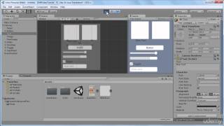 4. Introduction to Unity User Interface UI  - Build 2048 puzzle game in Unity 3D screenshot 1