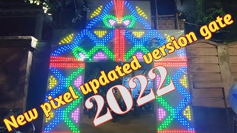 12/ 24 pixel lighting gate | new design circuit 2022 | updated model new pixel light 2022