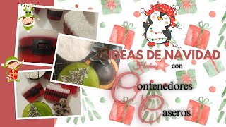 201218 Clase completa y gratuita, Ideas de Navidad hechas con CONTENEDORES CASEROS
