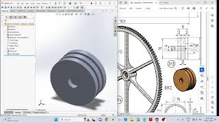 Solidworks Tutorial/Piston Ring/Part 313/#3dmodeling