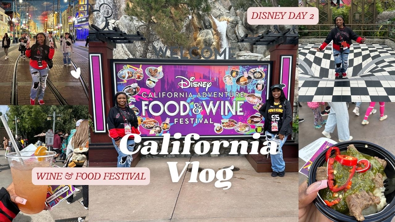 THE ARCHIVES: CALIFORNIA VLOG| Disney Day 2| Wine & Food Festival| JAMARI EREECE