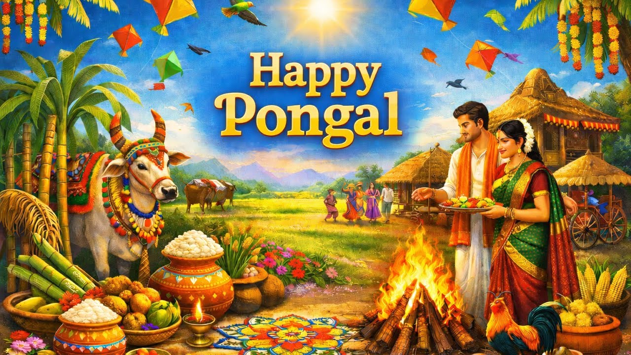 Sankranti festival song | Happy pongal |Telugu |Village vibes