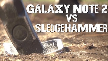 Galaxy Note 2 vs Sledgehammer + Giveaway (S4 / iPhone 5)