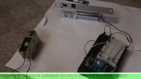 Door Entry/Door Solenoid/Door Lock with Raspberry PI
