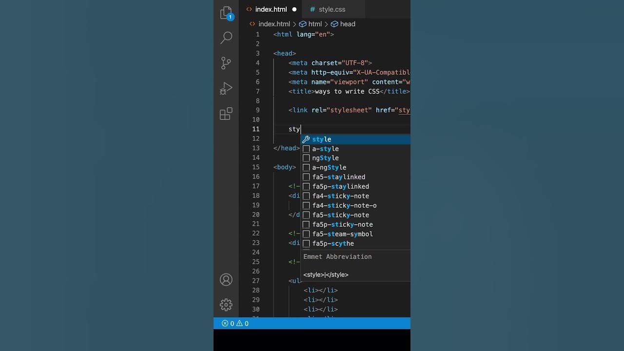 Different Ways To Add Css In Html